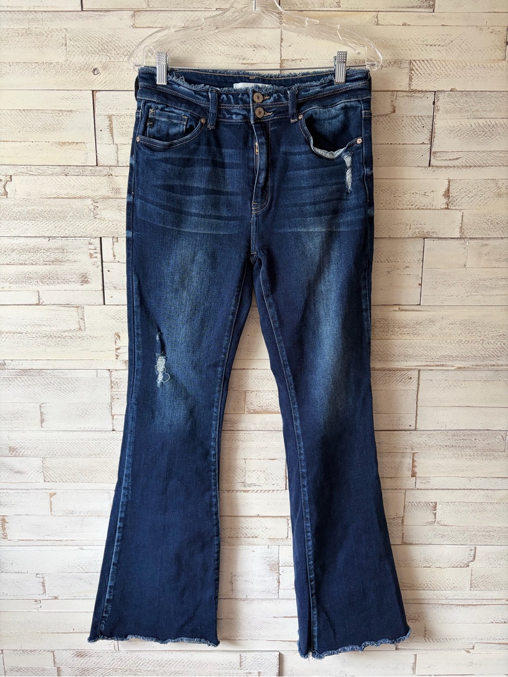 Kancan Dark Blue Women's Flared Jeans size 29 (11)